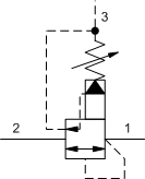 Клапан последовательности непрямого действия (с пилотным управлением), клапан "скачка давления" или "кик-даун" SUN